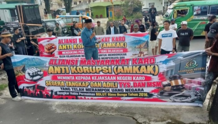 Terkait BDLUT Desa Rimo Bunga, AMKAK Desak Kejari Karo Segera Tetapkan Tersangka Yang Terlibat