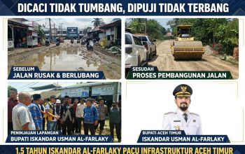 Kerja Nyata Bukan Pencitraan! Dicaci Tidak Tumbang, Bupati Garang Aceh Timur Jawab Hujatan Dengan Pembangunan