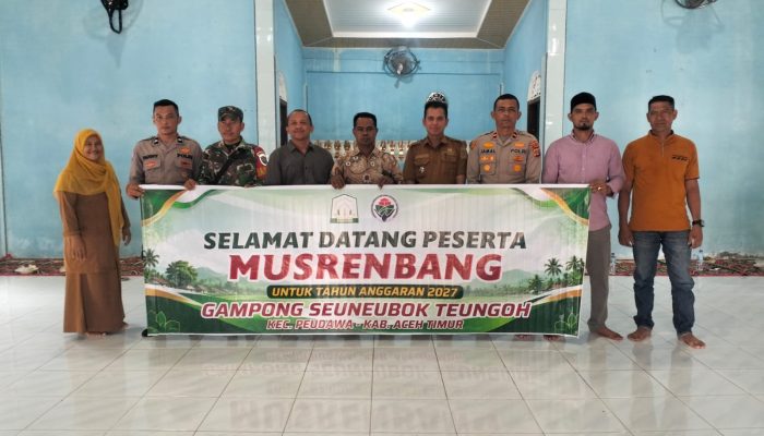 Gampong Seuneubok Teungoh Siapkan Arah Pembangunan 2027 melalui Rembuk Stunting dan Musrenbang.