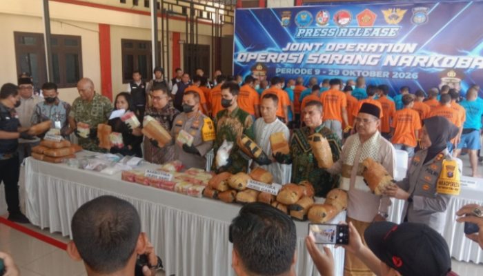 Ungkap Kasus Narkoba Dalam OSN Polresta Deli Serdang Amankan 12 Bandar dan 46,5 Kg Narkotika